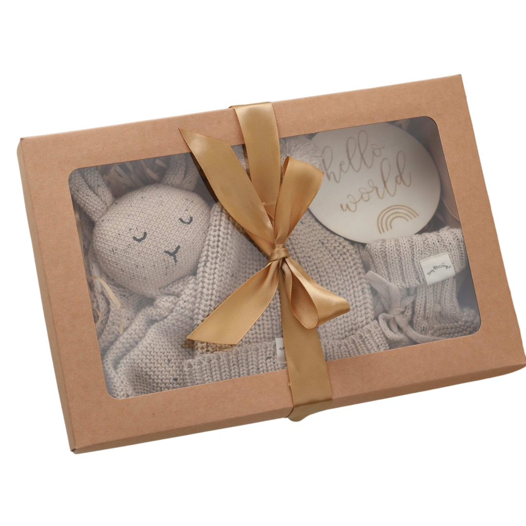 KNITWEAR GIFT SET - COOKIE