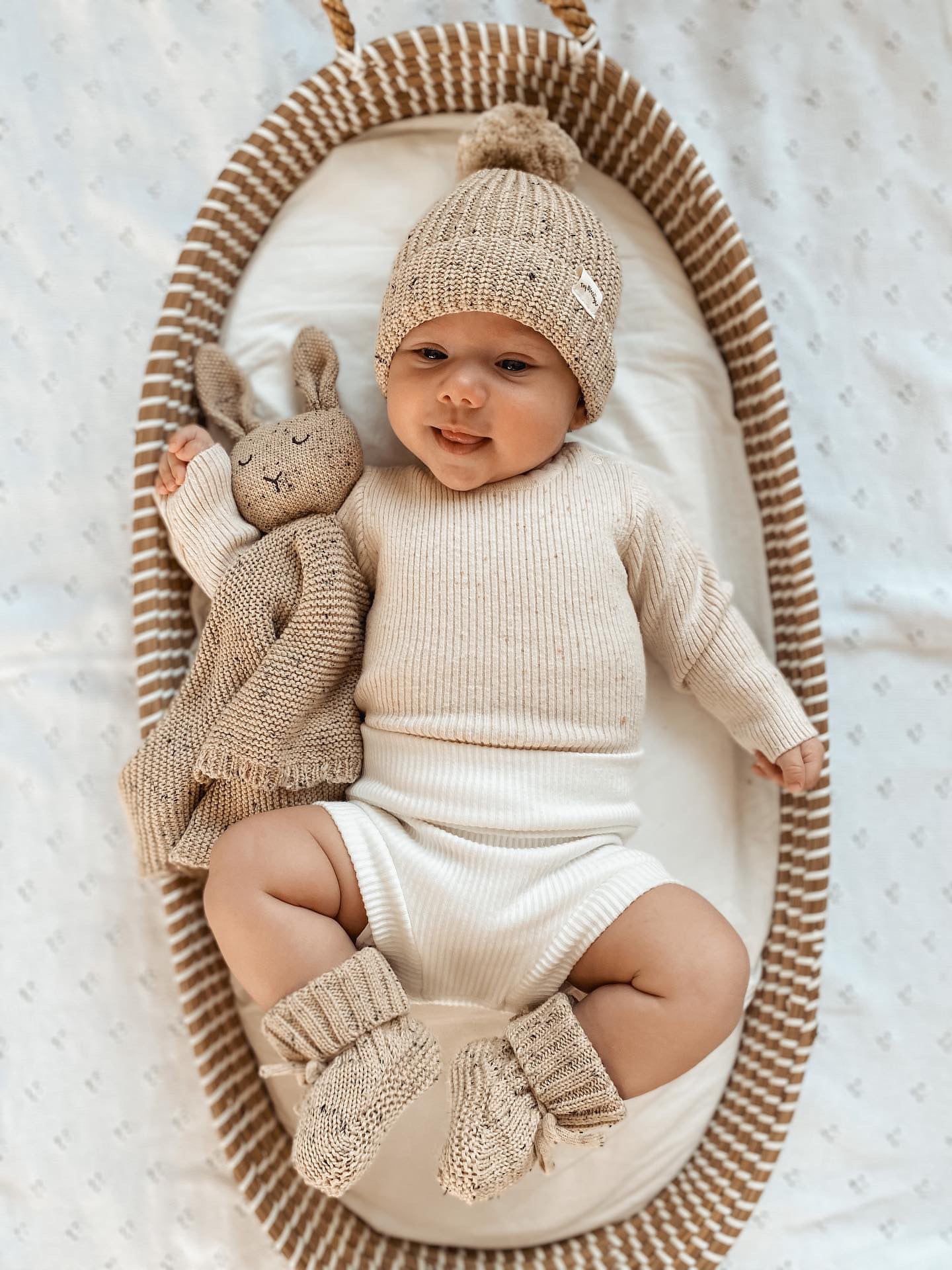 SPECKLED BOOTIES - COOKIE