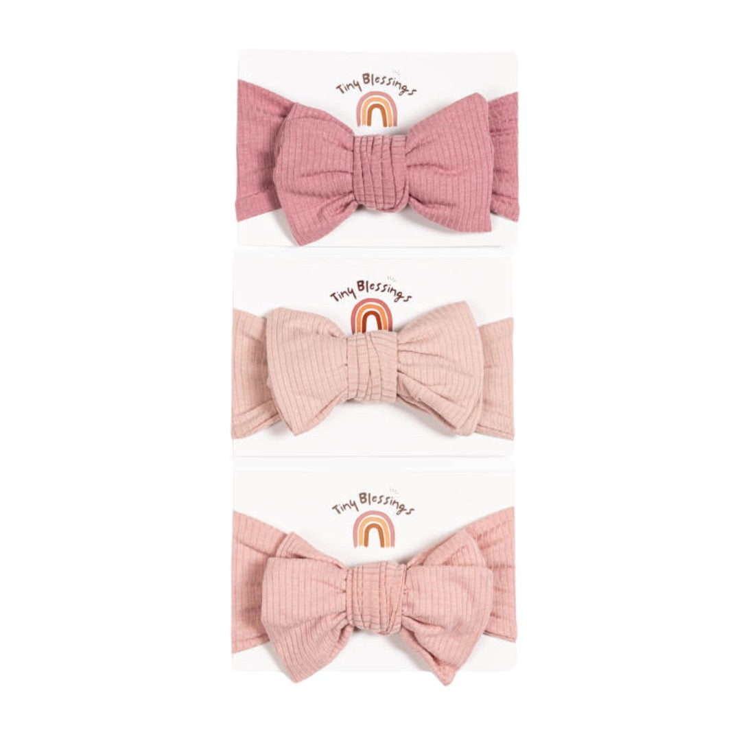 RIBBED COTTON HEADBAND BUNDLE