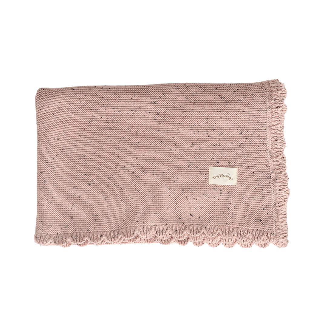 HEIRLOOM KNIT BLANKET - DUSK