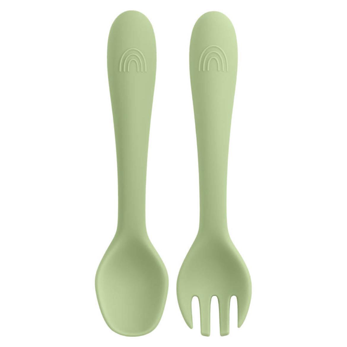 SILICONE PLATE SET - GREEN