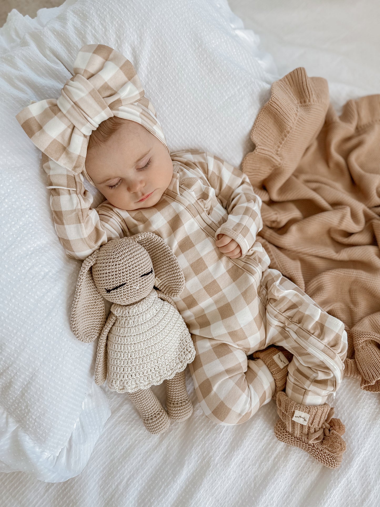ROMPER - GINGHAM FRILL
