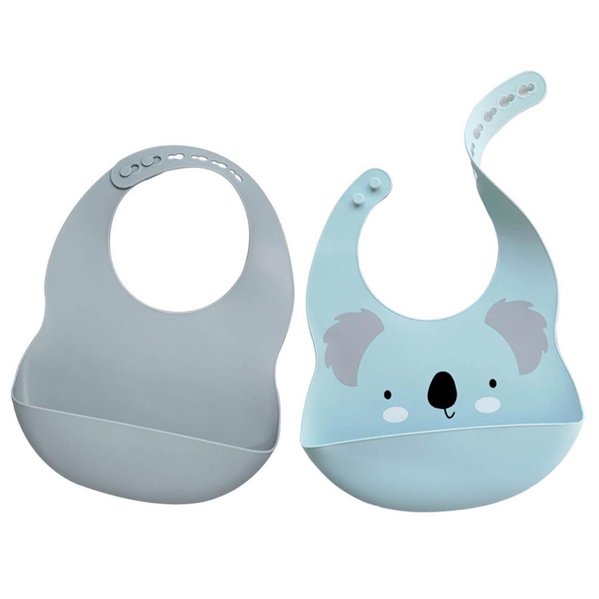 SILICONE BIB SET - KOALA