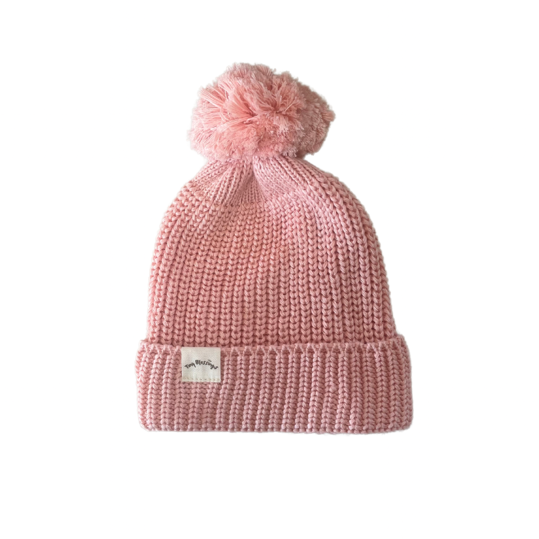 BEANIE - CORAL
