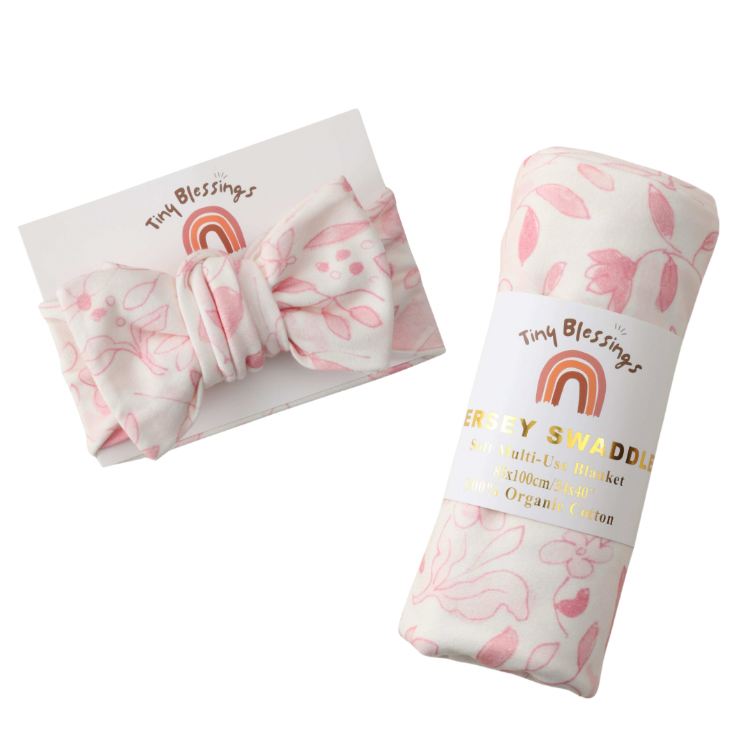 BLOOM HEADBAND + SWADDLE