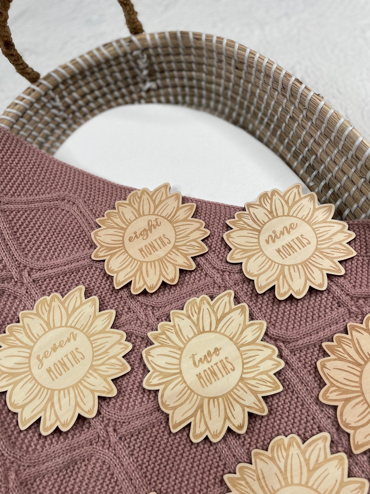 SUNFLOWER MILESTONE CARDS