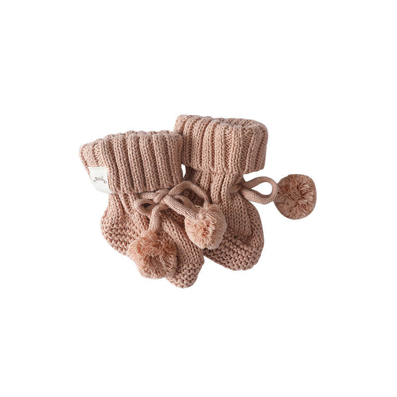 BLANKET + BOOTIE SET - LATTE
