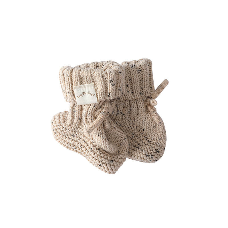 SPECKLED BOOTIES - COOKIE