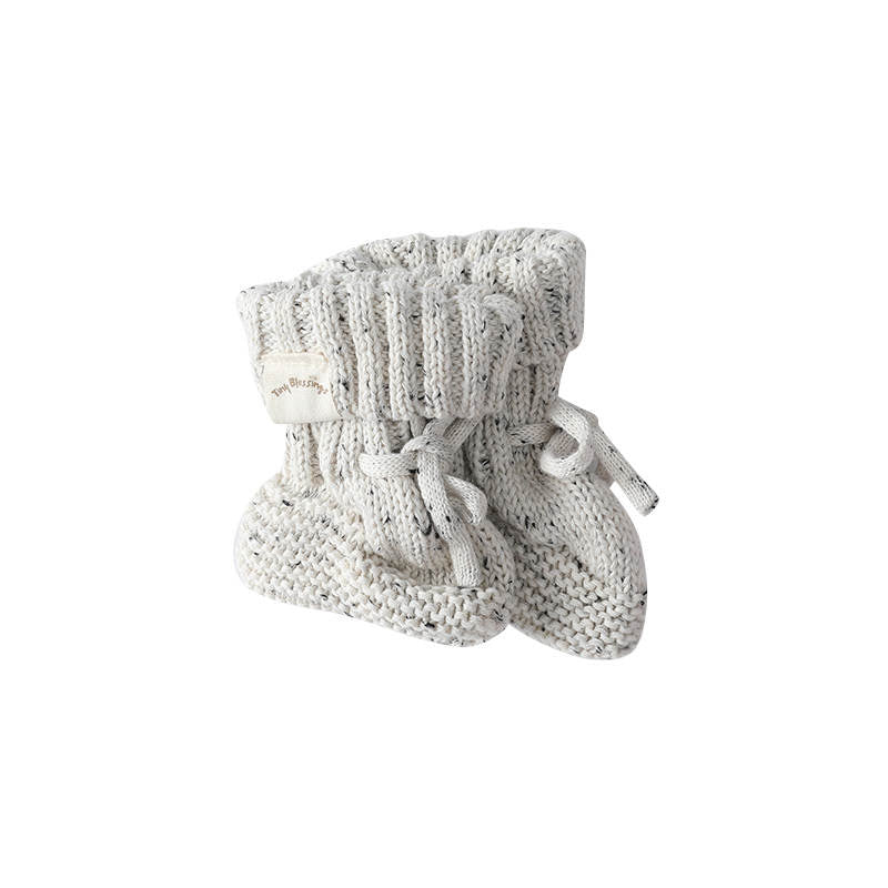 SPECKLED BOOTIES - GREY