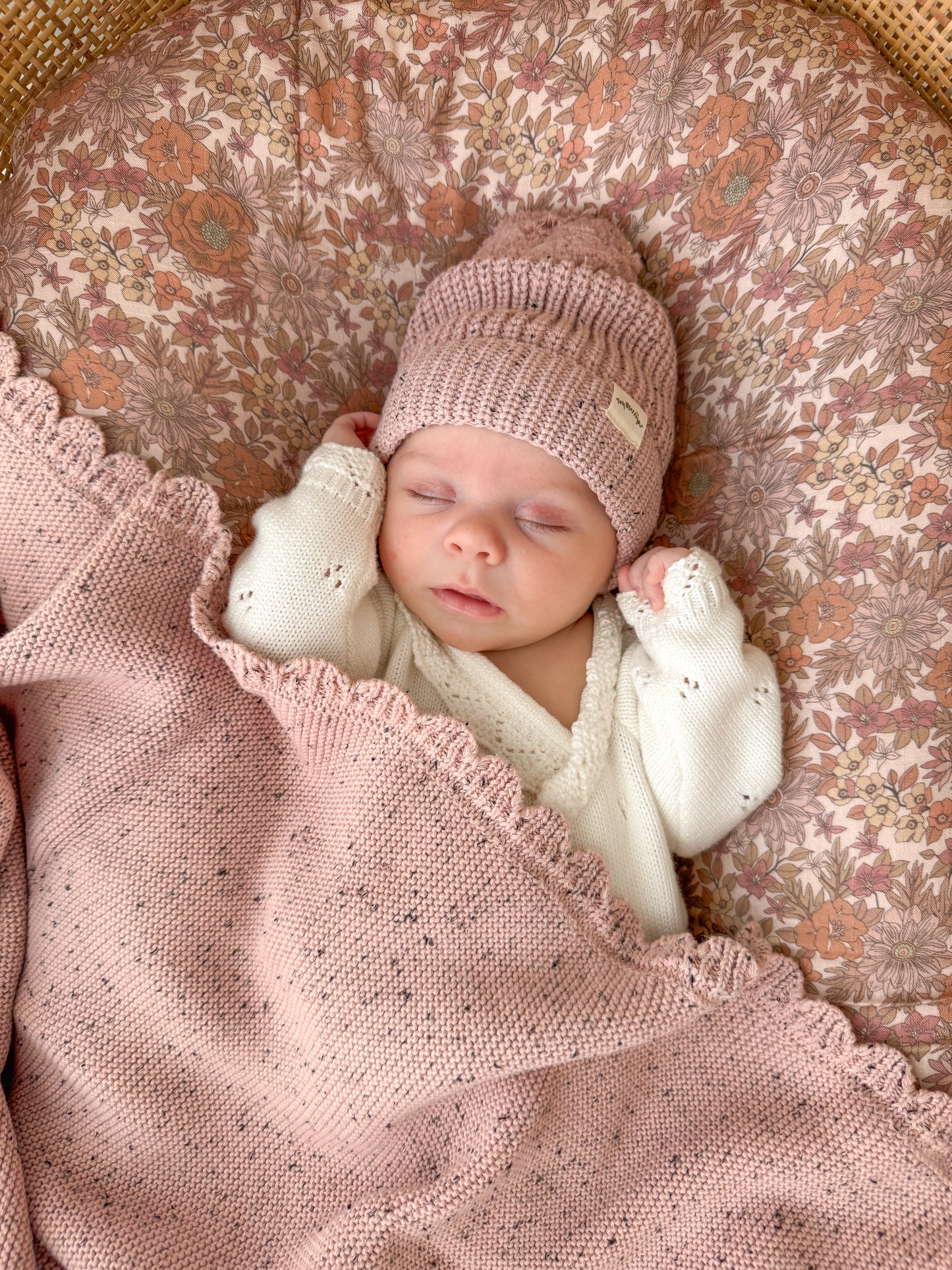 HEIRLOOM KNIT BLANKET - DUSK