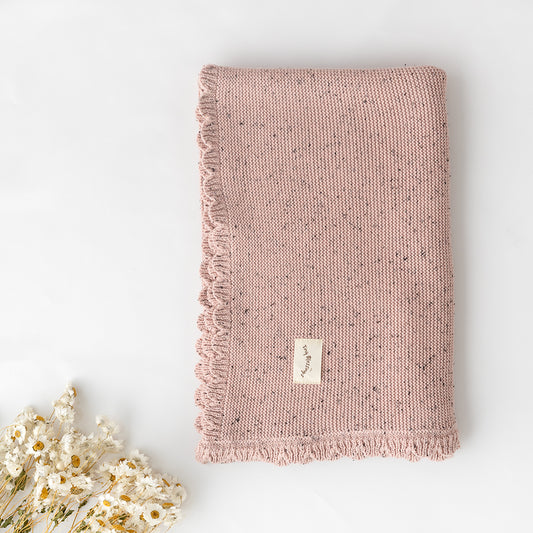 HEIRLOOM KNIT BLANKET - DUSK