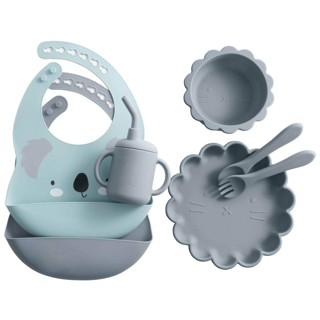 SILICONE FEEDING SET - KOALA