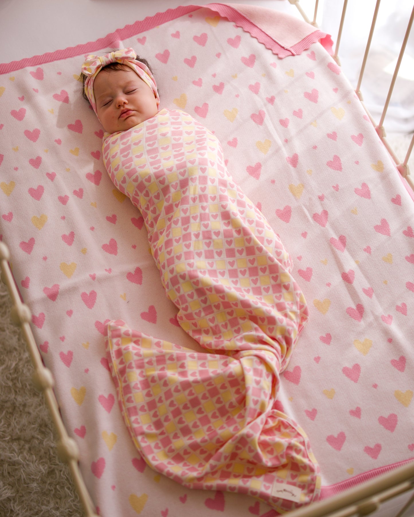JERSEY SWADDLE - SWEETHEARTS